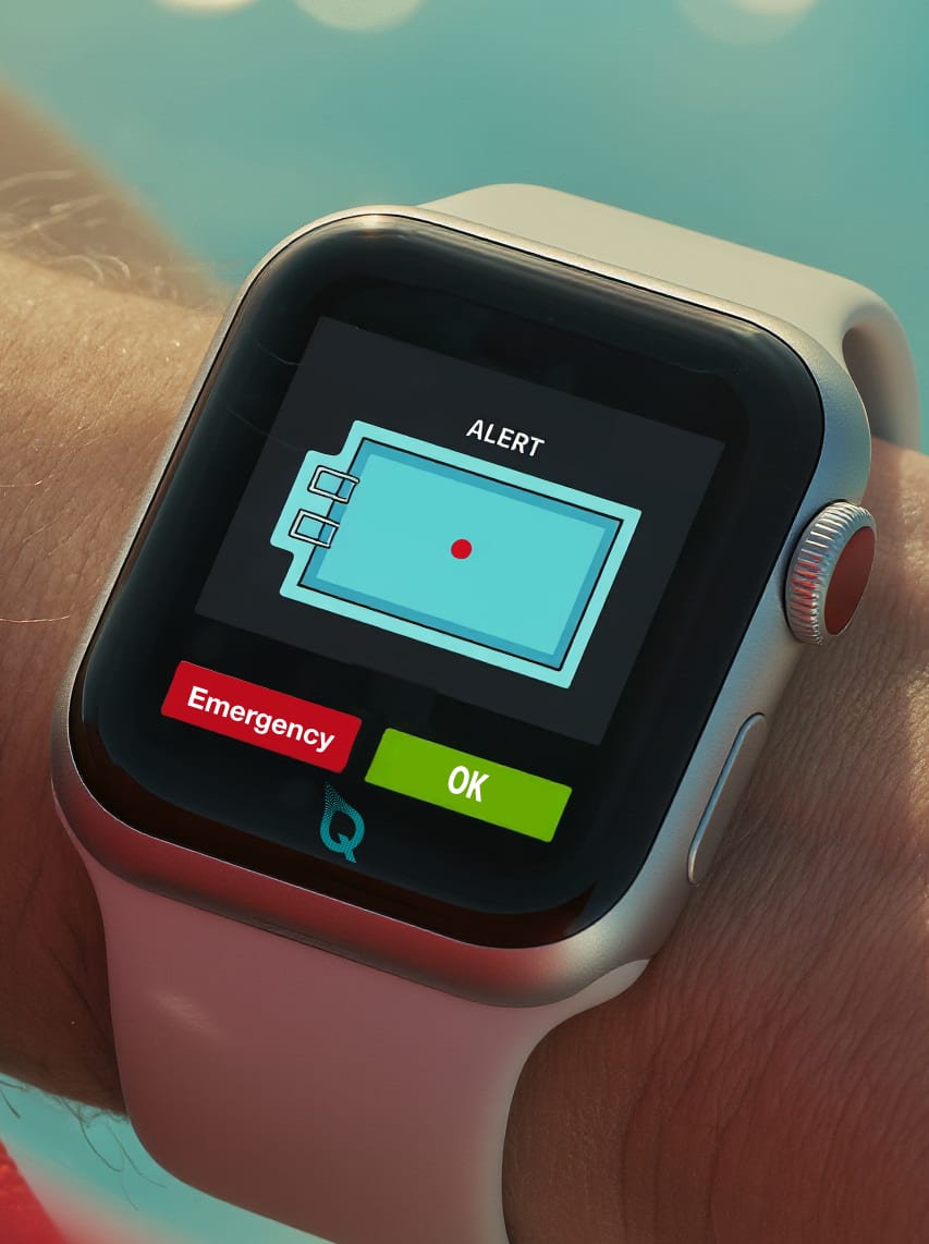 Aqutron smartwatch alert interface supporting human intervention
